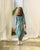 Dusty Teal Dhoti Jumpsuit Kids (Clearance)