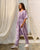 Very Peri Lilac Kimono Dhoti Jumpsuit (Clearance)