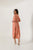 Scarlet Orange Dhoti Jumpsuit (Clearance)