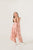 Scarlet Orange Striped Palazzo Jumpsuit Kids (Clearance)