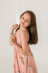 Scarlet Orange Striped Palazzo Jumpsuit Kids (Clearance)