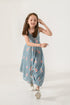 Aqua Blue Palazzo Jumpsuit Kids (Clearance)