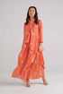 Bright Orange Dhoti Kurti Dress (Sale)