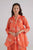 Bright Orange Dhoti Kurti Dress