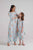 Mother Daughter Baby Blue Dhoti Jumpsuit