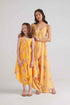 Mother Daughter Amber Yellow Striped Palazzo Jumpsuit