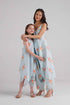 Mother Daughter Baby Blue Palazzo Jumpsuit