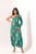 Jade Green One-Shoulder Dhoti Jumpsuit