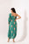 Jade Green One-Shoulder Dhoti Jumpsuit