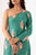 Jade Green One-Shoulder Dhoti Jumpsuit