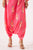 Hot Pink One-Shoulder Dhoti Jumpsuit