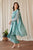 Seagreen Slit Skirt Saree Set