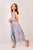 Soft Blue Floral & Polka Dot Palazzo Jumpsuit Kids (Clearance)