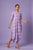 Purple Ikat Dhoti Jumpsuit (Clearance)