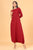 Red Dhoti Jumpsuit (Clearance)