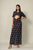 Heer Blue Cropped Shirt & Knotted Skirt Set (Clearance)