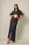 Heer Blue Cropped Shirt & Knotted Skirt Set (Clearance)