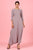 Dove Grey Dhoti Jumpsuit (Clearance)