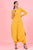 Dandelion Yellow Dhoti Jumpsuit (Clearance)