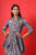 Persian Blue Dhoti Kurti Dress (Clearance)