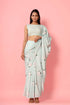 Adriatic Mist Saree Set (Clearance)