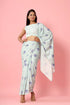 Aviary Blue Saree Set (Sale)