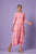 Pink Ikat Dhoti Jumpsuit (Clearance)