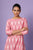 Pink Ikat Dhoti Jumpsuit (Clearance)