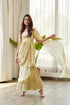 Summer Green Ruffle Saree Dress (Sale)