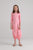 Taffy Pink Dhoti Jumpsuit Kids