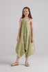 Pickle Green Palazzo Jumpsuit Kids