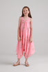 Taffy Pink Palazzo Jumpsuit Kids