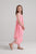 Taffy Pink Palazzo Jumpsuit Kids