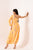 Jasmine Yellow One-Shoulder Dhoti Jumpsuit
