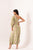 Pickle Green One-Shoulder Dhoti Jumpsuit