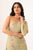 Pickle Green One-Shoulder Dhoti Jumpsuit