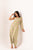 Pickle Green One-Shoulder Dhoti Jumpsuit