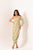 Pickle Green One-Shoulder Dhoti Jumpsuit