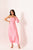 Taffy Pink One-Shoulder Dhoti Jumpsuit