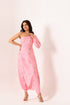 Taffy Pink One-Shoulder Dhoti Jumpsuit