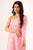 Taffy Pink One-Shoulder Dhoti Jumpsuit