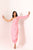 Taffy Pink One-Shoulder Dhoti Jumpsuit