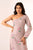 Mocha Brown Polka Dot One-Shoulder Dhoti Jumpsuit