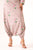 Mocha Brown Polka Dot One-Shoulder Dhoti Jumpsuit