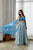 Indra Blue Kali Lehenga