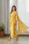 Kesar Yellow Blouse Saree & Dhoti Pants