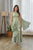Tulsi Green Ruffle Saree Dress