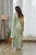 Tulsi Green Ruffle Saree Dress