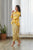 Kesar Yellow Peplum Dhoti Jumpsuit