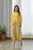 Kesar Yellow Peplum Dhoti Jumpsuit